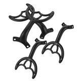 Zinc Alloy Black Ceiling Fan Mounting Bracket Compatible with Multiple Models Easy Installation V1370-AZ4-08617