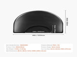 Salon Mat for Hair Stylist, 1220 x 930 mm Semi-circle Salon Chair Mat, 25mm Thickened Anti Fatigue V952-SLDBYD1INCH3ZHR0VV0