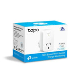 TP-Link Tapo P110 Mini Smart Wi-Fi Socket, Energy Monitoring, Tapo App, Remote Control, Schedule & V1202-V2-NWTL-TCP110-1
