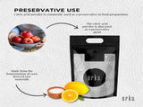 Orku 20Kg Citric Acid Powder - Food Grade Non GMO Anhydrous Preservative E330 Bulk V238-SUPDZ-949473509382