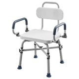 Swivel Shower Chair with Arms Back, 227 kg Load Heavy Duty Bench Seat for Inside Shower Stall V952-GDSYGZYTLSLKHO50K001V0