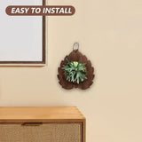 Wall Fern Mounting Board Wood Hanging Planter Panel with Pre-drilled Holes, Vertical Planter for V1192-AZ-W-22189