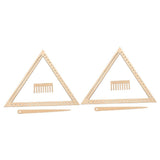 2 Sets Weaving Loom Crafting Weaving Triangle Weaving Handcraft Weave Board Weaving Tool V1366-AZ2-W-13615