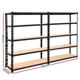 Giantz 2.4Mx1.8M Garage Shelving Warehouse Rack Pallet Racking Storage Shelve WR-E-12X18-BKX2