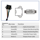 GZ3 24V/36V/48V/52V/60V LCD Display Panel Thumb Throttle Electric Bicycle Scooter for Electric Bike V1192-AZ-W-23082