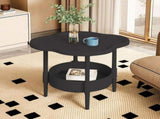 2 Tier Side Table, End Table Side Table Waterproof Small Sofa Coffee, Side Tables Bedroom Indoor V1369-AZ3-W-17765