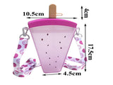 JWDX Glass and Bottle Clearance! Cute Watermelon Straw Water Bottle Ice Cream Popsicle Cup with V1189-LWWAL-20260325-02968