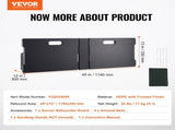 Soccerer Board, 45"X13" Portable Soccer Wall with 2 Angles, Foldable HDPE Kickback V952-ZQHDBHDPEL45RXNTKV0
