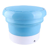 7L Portable Washing Machine Mini Foldable Washing Machine Portable Laundry Washer BlueEU Plug V1294-YM0901-3113210037911