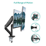 activiva ErgoLife Dual Monitor Screen Steel Gas Spring Monitor Arm V186-ACA-MMA-DGC01K