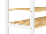Levede Bamboo Storage Rack 4 Tier Shelf Shoe Organiser EA0285-4-AU