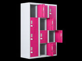 12-Door Locker for Office Gym Shed School Home Storage - 3-Digit Combination Lock V63-838911