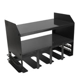 Power Tool Organizer 4 Slots Iron Structure Multifunctional Compact Drill Holder Wall Mount for V1294-YM0901-3117230325912