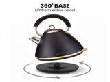 Morphy Richards Ascend Soft Gold Kettle Toaster Set 1.5L Electric Jug & 4-Slice Toaster Satin B MRAC-KTTS-BK