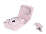 For Instax Mini 12 Camera Case PU Leather Soft Silicone Cover for Fujifilm Polaroid Film Camera V1189-WXFWAL-20260319-01170