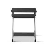 Artiss Computer Desk Keyboard Tray Shelf Black 60CM MET-DESK-105-BK