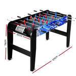 4FT Soccer Table Foosball Football Game Home Family Party Gift Playroom Blue SOCCER-4T-121