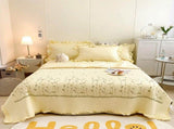 Cotton Quilt Pure Color Home Fashion Elegant Tencel Embroidery Pattern Cotton Summer Cooling Quilt V1294-YM0716-3117220175414