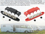 12V,48V Dc,250A Busbar Distribution Block,With 4 M8 Clamp Bolts,Grounding Current For Car Rv Boat V1188-MS-227-1487