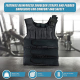 20Kg Adjustable Weighted Training Vest V63-798707