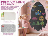 Magnetic Wall Decal PP and rubber, Ready To Use Set, Fun Rocket Design, Attractive and Functional V1366-AZ2-W-15553