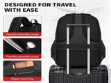 Teenager Backpack Safe Materials Backpack Multiple Compartments Backpack Ample - Black - Size V1106-813-30058-BLK1-47-34CM