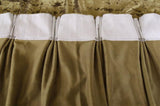 Large Thick Velvet Curtain Stunning Flocking 560x230cm+30Hooks Gold V702-CNY8-4S-NB-OLIVER