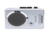 Portable Cassette Player Recorder AM FM Radio with Built in Speaker Microphone Earphone Jack Battery V1294-YM0901-3115250085911