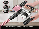 Cordless Vacuum Cleaner, 8 in 1 Powerful Suction Lightweight Vacuum Cleaner for Home, 55Kpa Powerful V1313-AU-A27P-1
