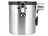 Stainless Steel Coffee Bean Airtight Canister Tea Dried Fruits Storage Container 1.8L V1294-YM0901-3118200204211