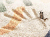 Cute Absorbent Mat Cartoon Pattern Slip Resistant Comfortable Wrapped Edges Area Pad for Bedroom V1294-YM0703-3117230045412