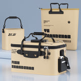 Fishing Bait Bucket - Aerated Live Bait Container with Oxygen Holes, Durable Leakproof Transport Box V1366-AZ2-W-16484