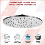 300mm Brass Shower Head Round Chrome Showerhead V63-823311