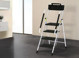 Giantz 4 Step Ladder Multi-Purpose Folding Steel Platform Tool Bag Handrails LD-STEEL-4STEP-TB