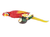 Parrot Sculpture Decoration Indoor Outdoor Resin Macaw Statue Figurine Garden Art Right Red V1294-YM0901-3115240123011