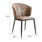 VELLUTO Modern Armless Upholstered Side Chair with Metal Legs for Kitchen & Dining Set of 2 V255-VE-DICH-GREY-679