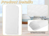 1000 Pieces White Silverware Bags Churro 3 x 10 Inch Kraft Sleeves Paper Utensil for Kitchen Cutlery V1259-DP01-A-5749