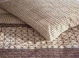 Bedding House Mathis Natural Cotton Quilt Cover Set King V442-HIN-QUILTCS-MATHIS-NATURAL-KI
