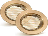Kitchen Sink Strainer 2 Pack, Stainless Steel Drain Basket Cover Food and Hair Catcher for Kitchen V1189-LC-LY-00131