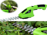 Carbon Steel Electric Pruning Shears 2-in-1, Cordless Hedge Trimmer, Grass & Shrub Cutter, V1232-DDXJ-YY-001