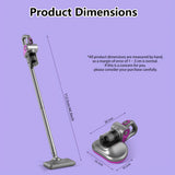 4-In-1 Handheld Vacuum Cleaner Anti-Mite Device Powerful Suction UV Mite - White - Size 01 V1102-769-64709-WHT-01