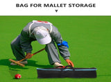 Black Croquet Mallet Bag with Adjustable Shoulder Strap, Oxford Cloth Stick Case for Outdoor Croquet V1369-AZ3-W-18740