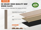 Wood Slat Acoustic Panels, 7.9 x 94.5 inch, MDF Accent Wooden Wall Panels for Modern Interior Wall V952-FHXWBTQBYML7LX06FV0