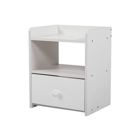 Bedside Tables Drawers Side Table Bedroom Furniture Nightstand White Unit V63-837751