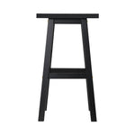 Artiss Bar Stools Kitchen Counter Stools Wooden Chairs Black x2 BA-G-7031-BKX2