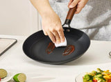 Cast Iron Skillet, 3-Piece Frying Pan Set , Nonstick Skillets with Detachable Wood V952-ZTCG81012INC606UR001V0