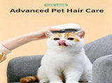 White Yellow Cat Spray Hair Brush 2pcs, Home Use Remove Loose Pet Hair Comb V1221-XM-LB420-GM30
