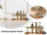 Hot Engine Motor Education Model,Electricity Power Generator LED Lights Kit,Teaching V1370-AZ4-24530