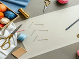 1000pcs Stainless Steel Straight Sewing Pins with Gold Ball Heads - Durable Dressmaking Pins for V1366-AZ2-W-15325