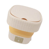 6L Small Washer Yellow Mini Machine Foldable Portable Large Capacity Basket High Speed Motor V1294-YM0901-3113230175611